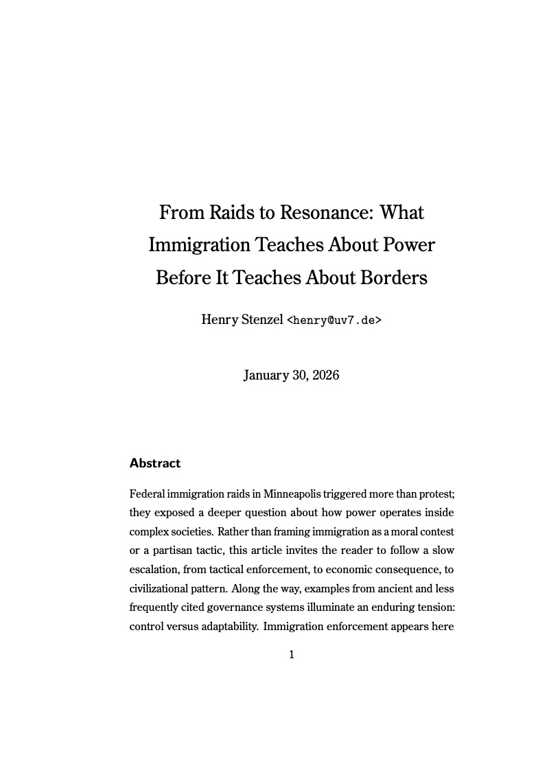 First page of From Raids to Resonance